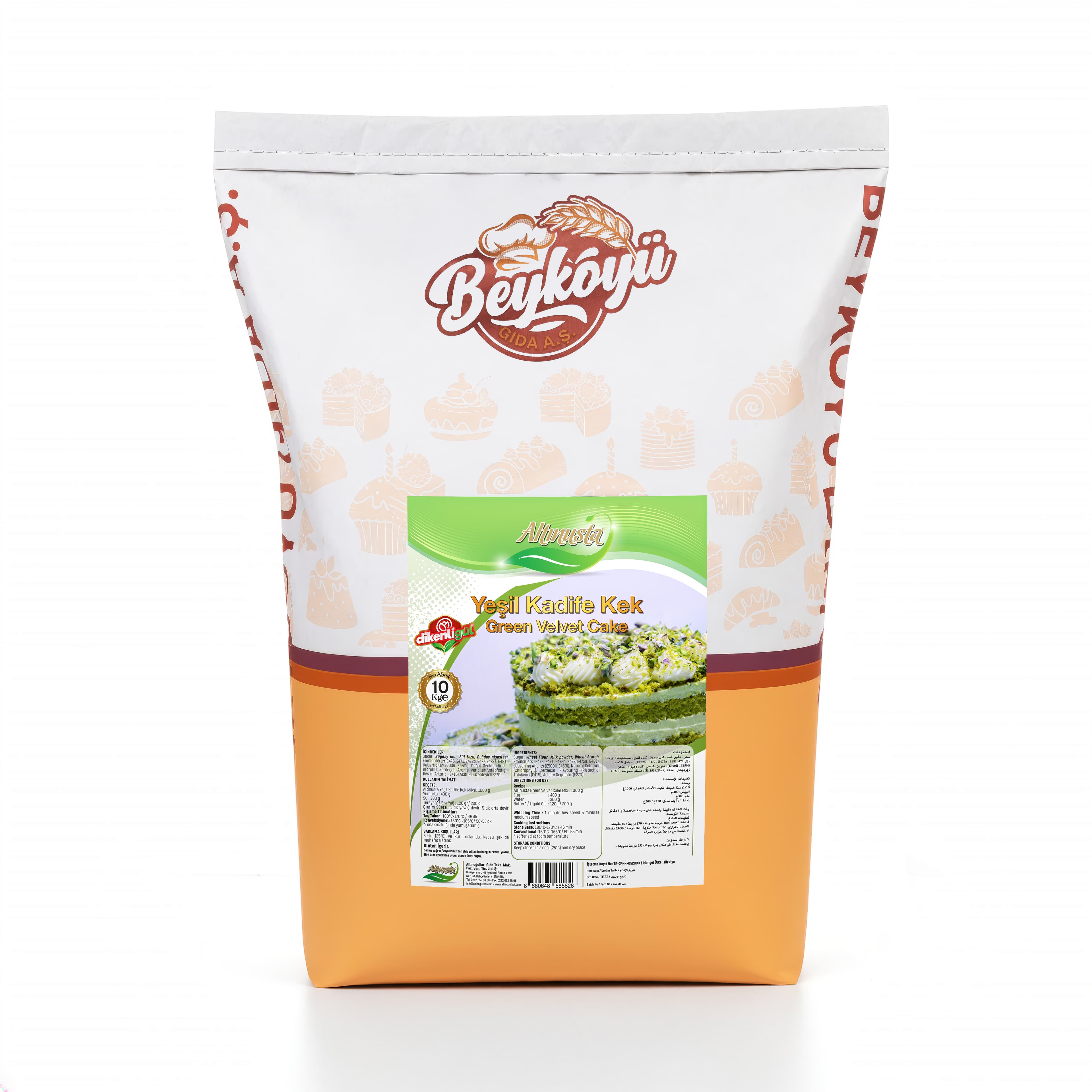 Altınusta Yeşil Velvet Kek Miksi